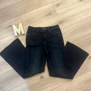 Chico's Blue Flare Wide Leg Jeans 8R - Chico’s size 1R